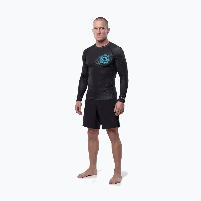 Férfi hosszú ujjú rashguard Pitbull Ray Rashguard sky blue 2