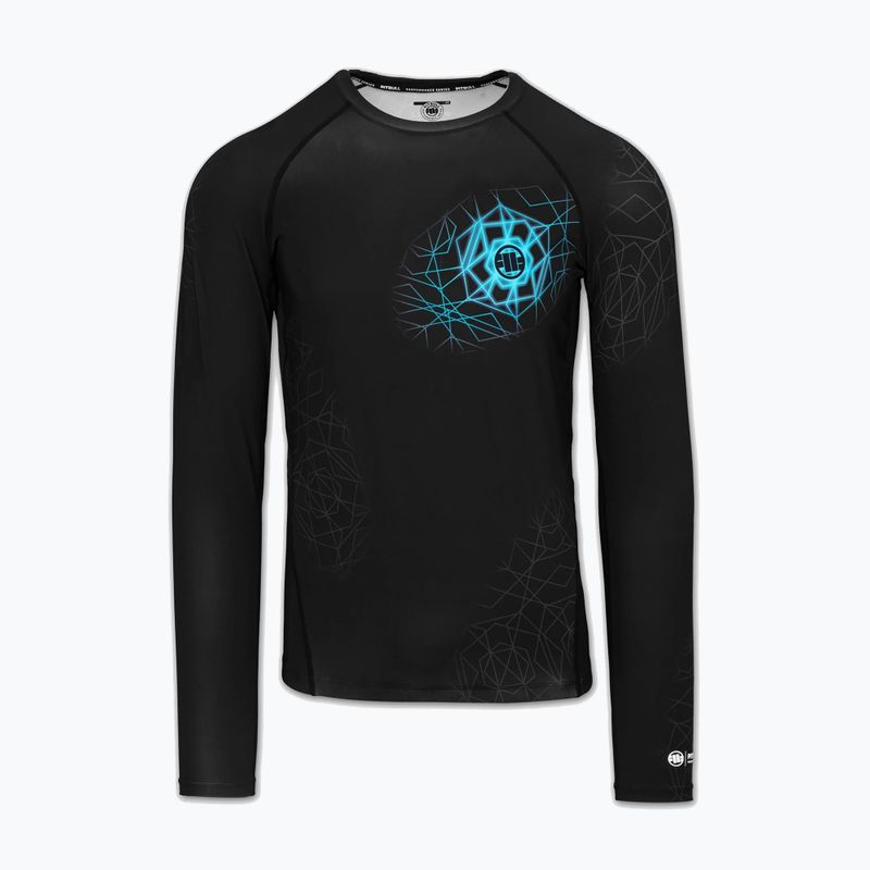 Férfi hosszú ujjú rashguard Pitbull Ray Rashguard sky blue 3