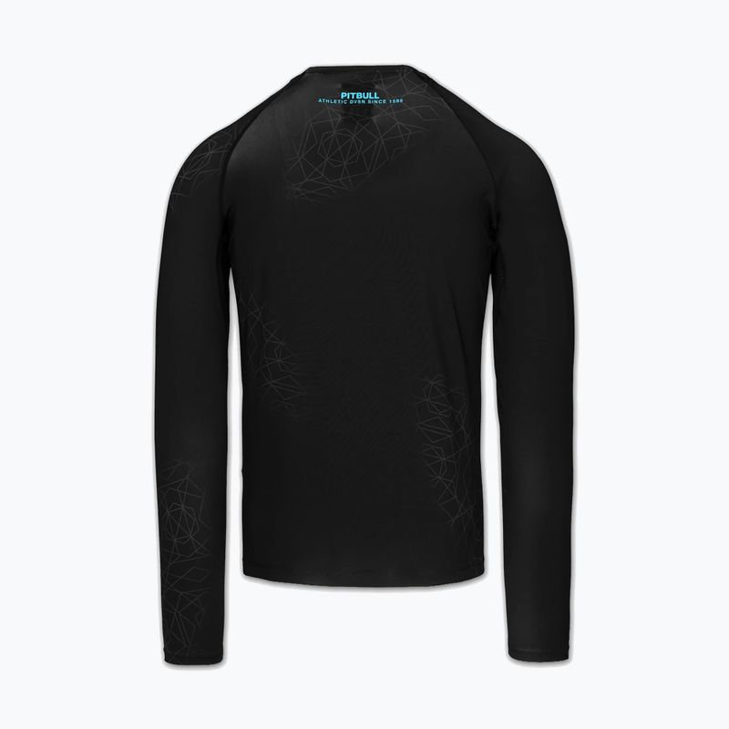 Férfi hosszú ujjú rashguard Pitbull Ray Rashguard sky blue 4