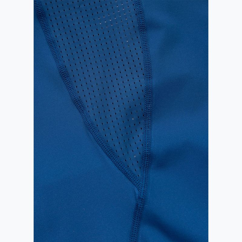 Férfi póló Pitbull Rashguard Logo Palms blue 9