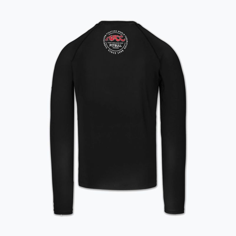 Férfi hosszú ujjú rashguard Pitbull ADCC Rashguard black 4