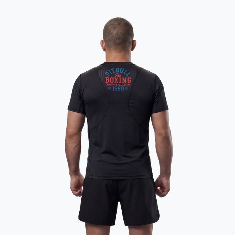 Férfi póló Pitbull Mesh Champion Bloodline black 4