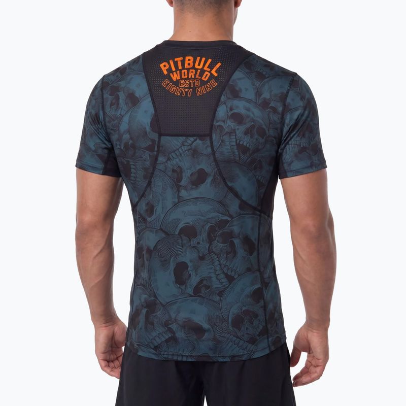 Férfi póló Pitbull Mesh Guardian Angel black 3