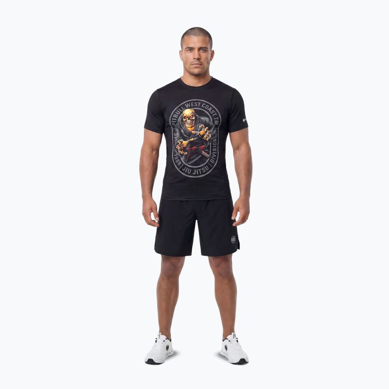 Férfi póló Pitbull Mesh Jiu Jitsu black 2