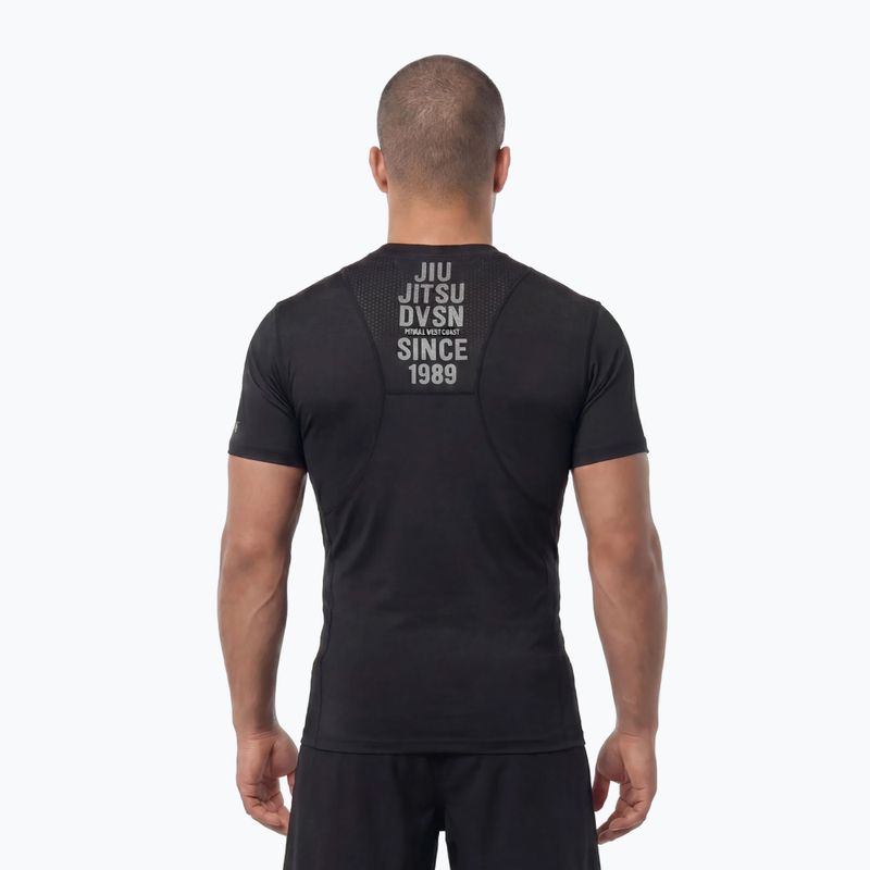 Férfi póló Pitbull Mesh Jiu Jitsu black 3