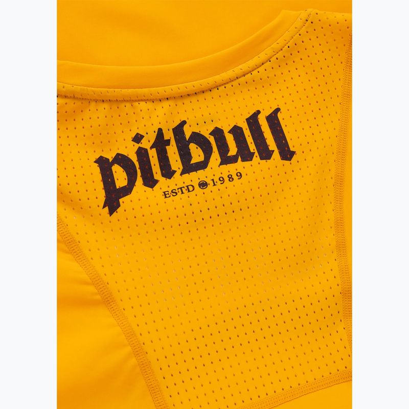 Férfi póló Pitbull Palms mesh yellow logo 8