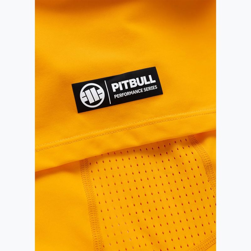 Férfi póló Pitbull Palms mesh yellow logo 9