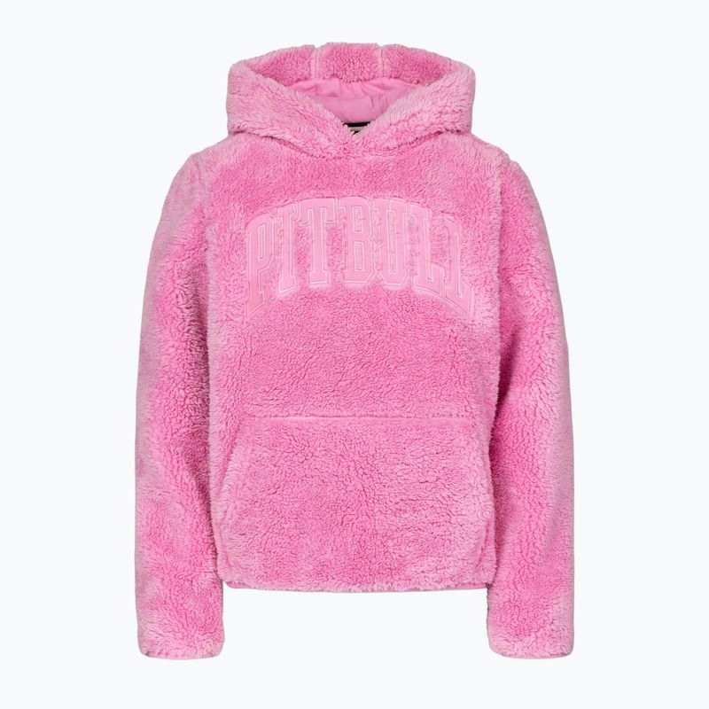 Női pulóver Pitbull Aragona Norton Hooded dark chocolate 7