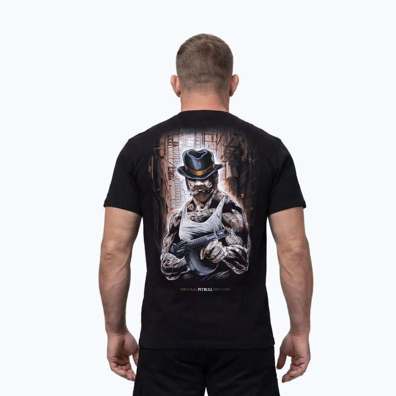 Férfi póló Pitbull Hatter black 3