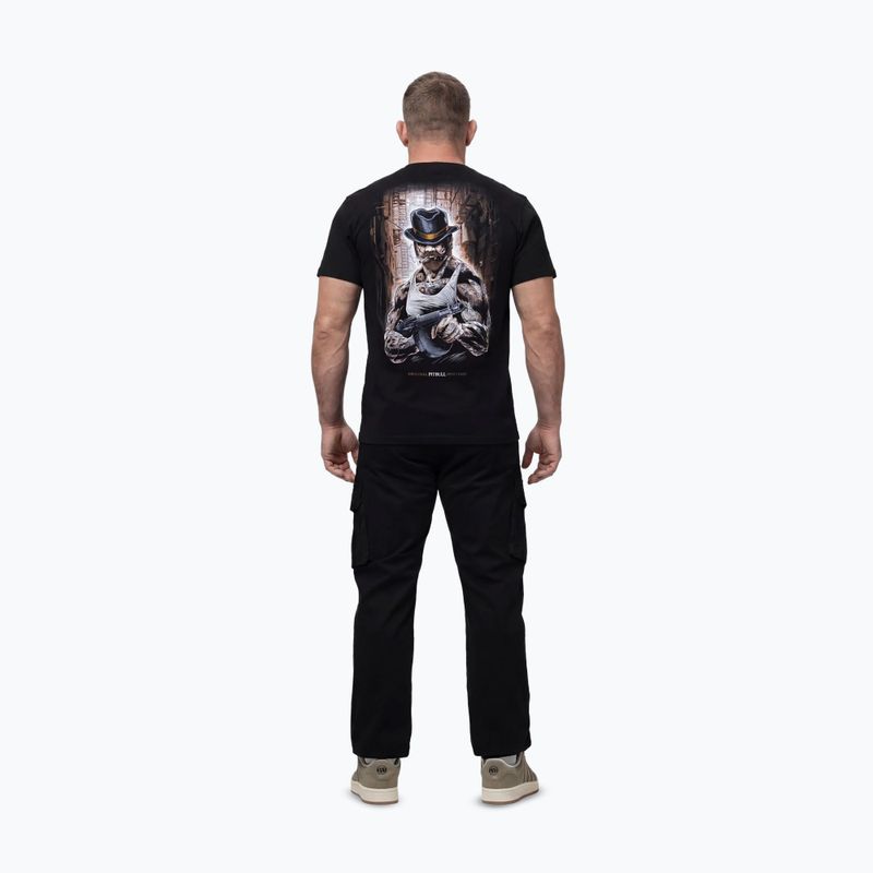 Férfi póló Pitbull Hatter black 4