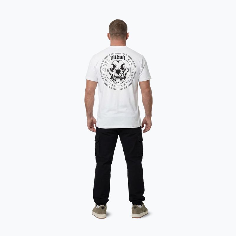 Férfi póló Pitbull O'Side Skull white 3