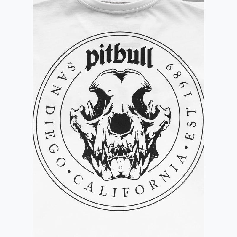 Férfi póló Pitbull O'Side Skull white 9