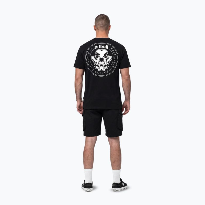 Férfi póló Pitbull O'Side Skull black 3