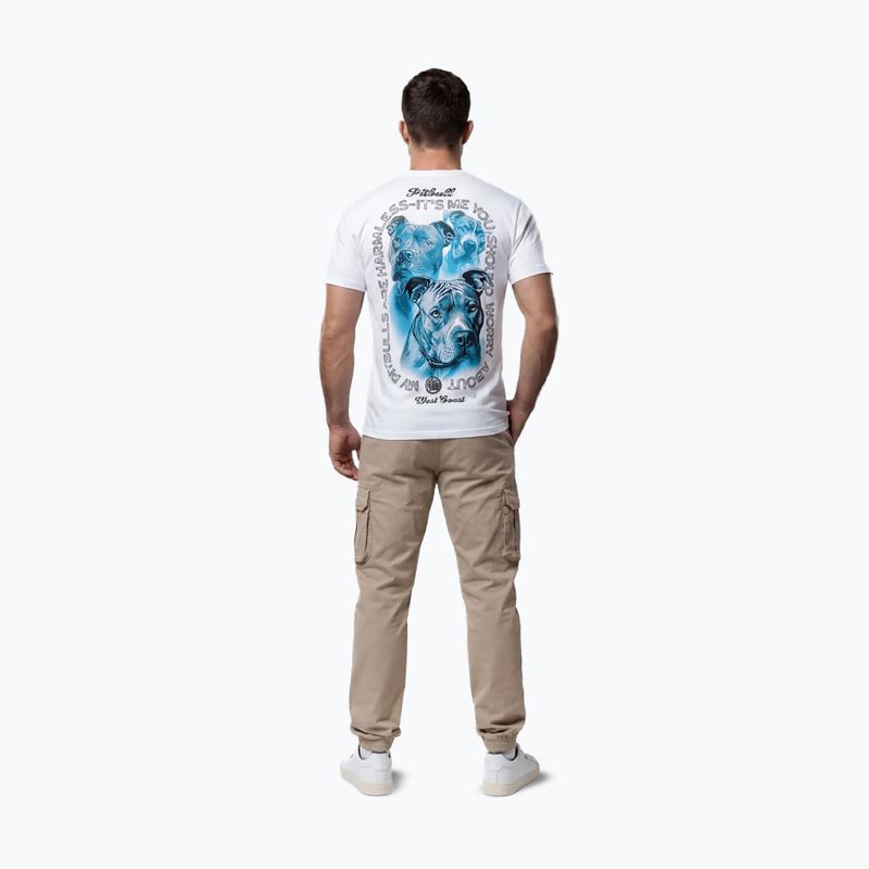 Férfi póló Pitbull Protector white 4
