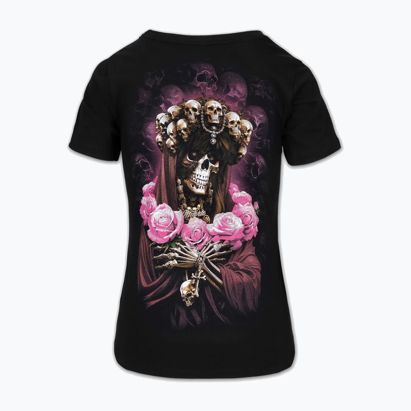 Női póló Pitbull Santa Muerte black/pink 6