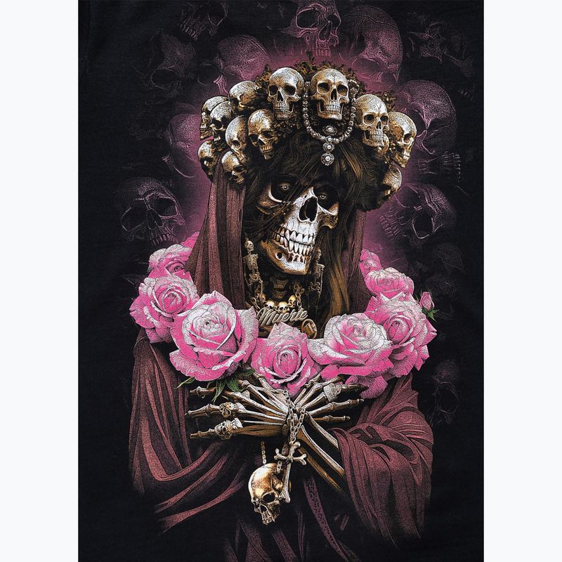 Női póló Pitbull Santa Muerte black/pink 11