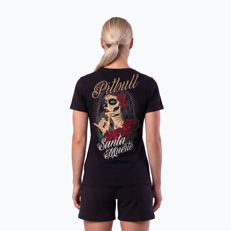 Női póló Pitbull Santa Muerte black 3