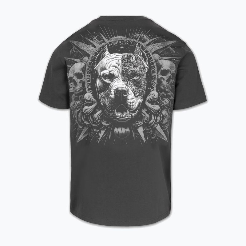 Férfi póló Pitbull World graphite 2