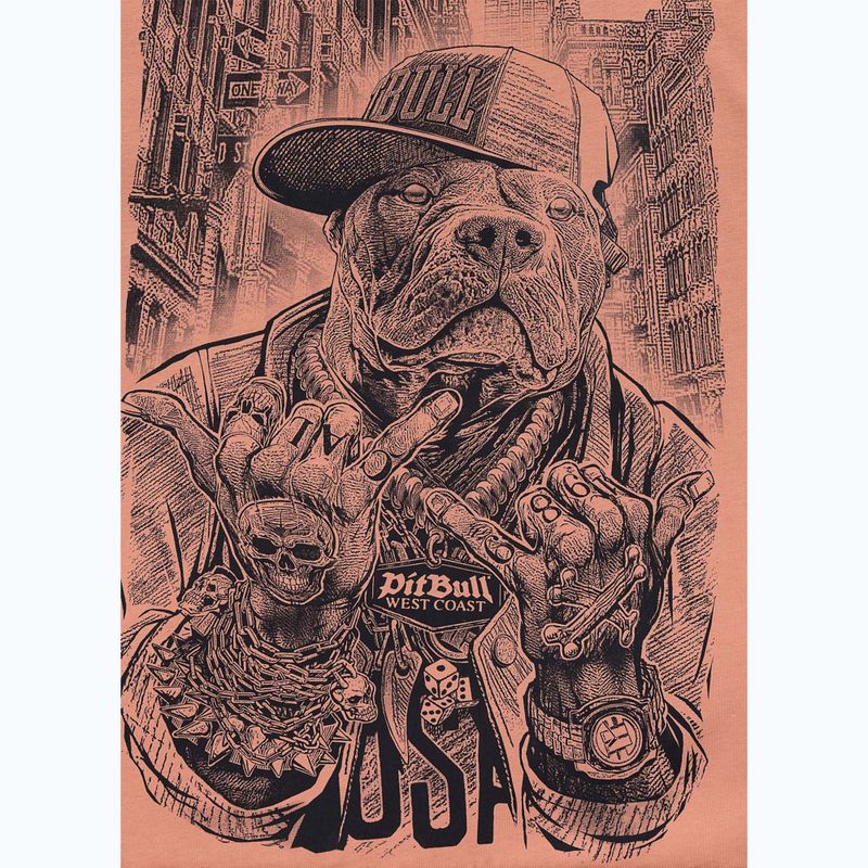 Férfi póló Pitbull Avenue pale salmon 5
