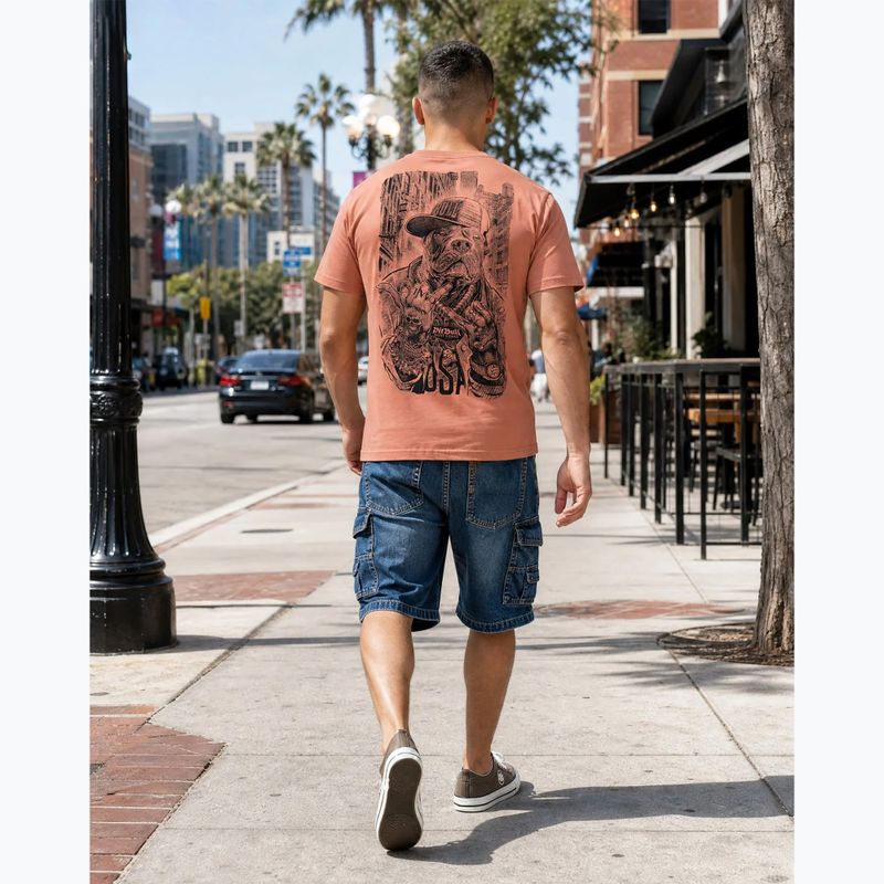 Férfi póló Pitbull Avenue pale salmon 9