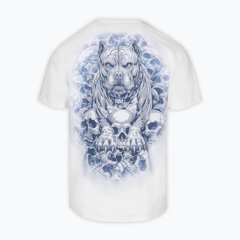 Férfi póló Pitbull Guardian Angel white 2