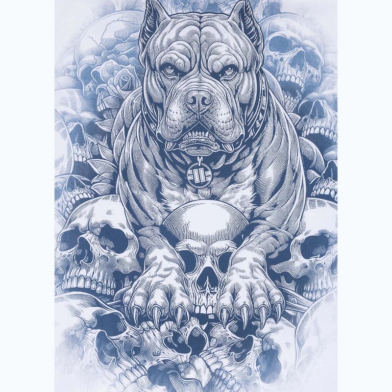 Férfi póló Pitbull Guardian Angel white 5