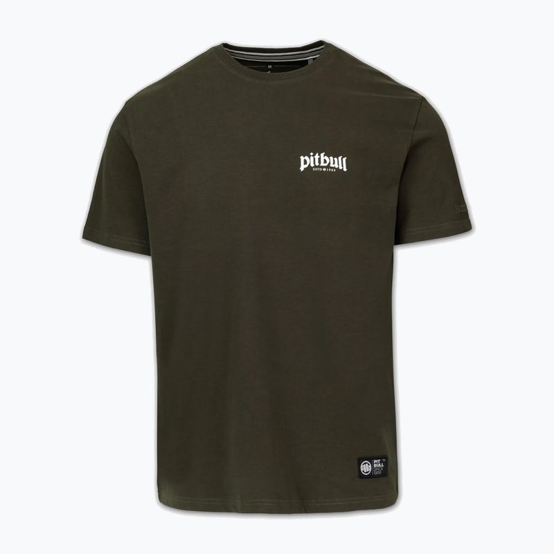 Férfi póló Pitbull O'Side Small dark green 2