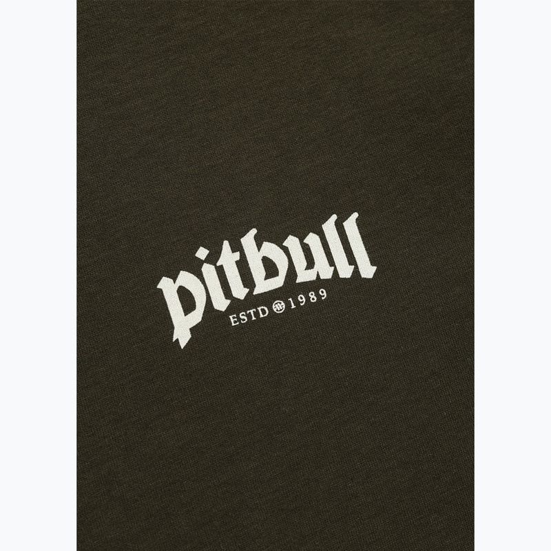 Férfi póló Pitbull O'Side Small dark green 5