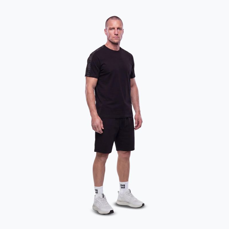 Férfi póló Pitbull West Coast Tape black/black 2