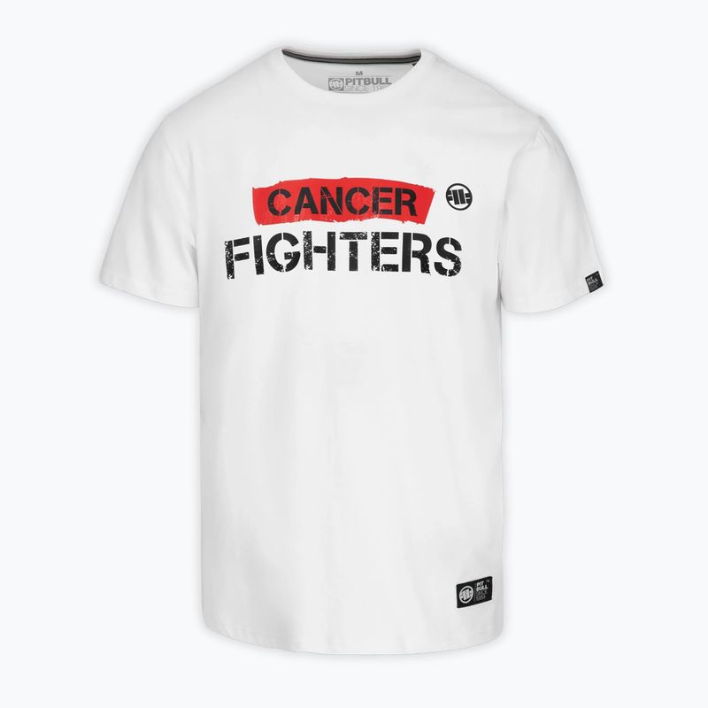Férfi póló Pitbull Cancer Fighters white 3