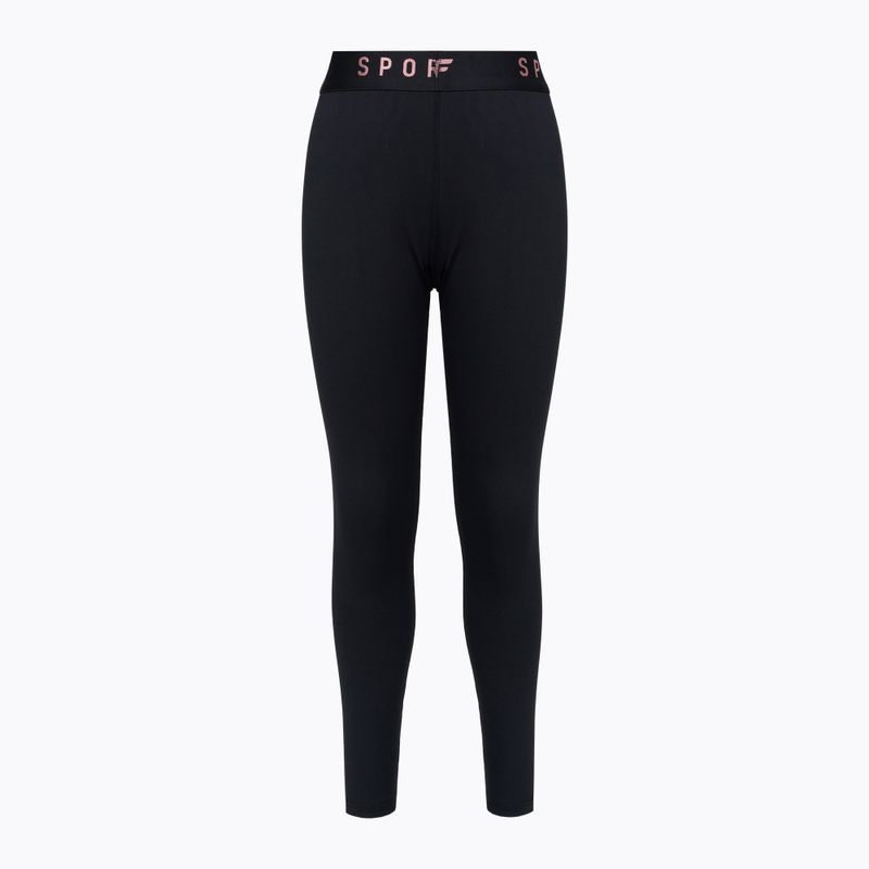 Gyermek leggings 4F HJZ22-JSPDF002 fekete 4