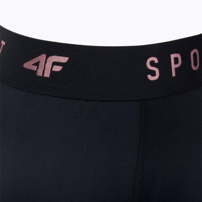 Gyermek leggings 4F HJZ22-JSPDF002 fekete 5