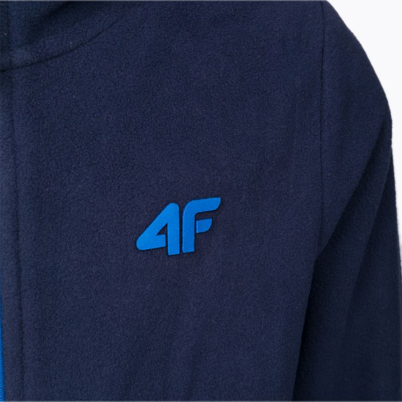 Gyermek 4F fleece pulóver sötétkék HJZ22-JPLM001 5