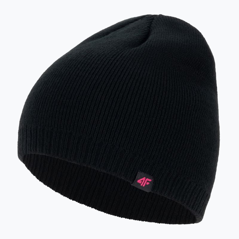 Női téli sapka 4F fekete H4Z22-CAD001 3