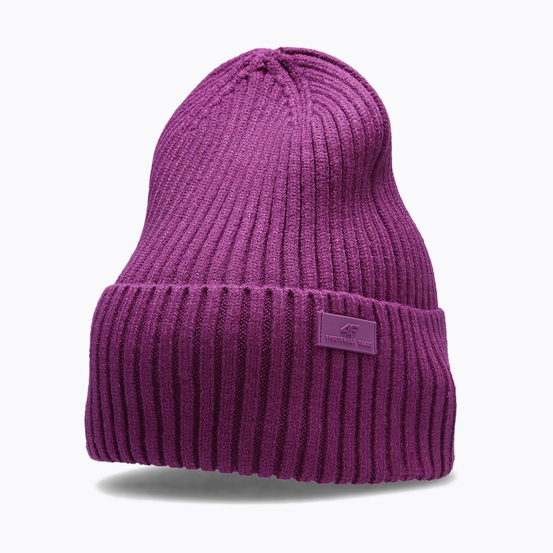 Női téli sapka 4F lila H4Z22-CAD004 6
