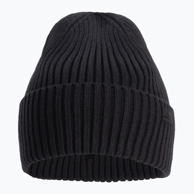 Női téli sapka 4F fekete H4Z22-CAD004 2