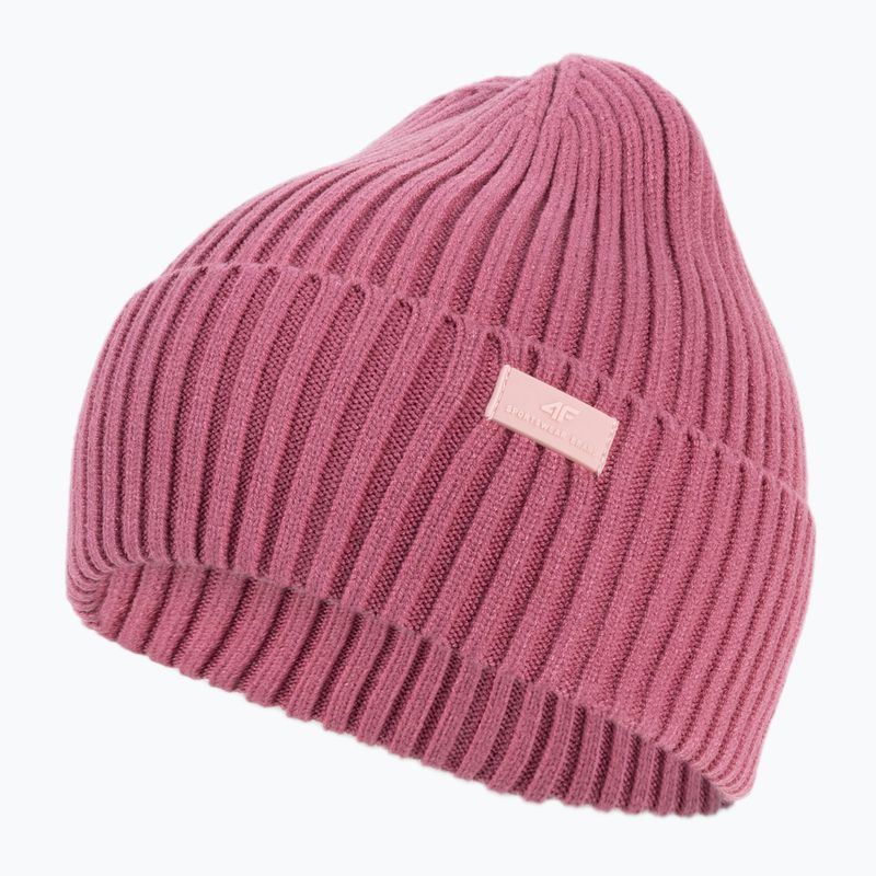 Női téli sapka 4F rózsaszín H4Z22-CAD004 3