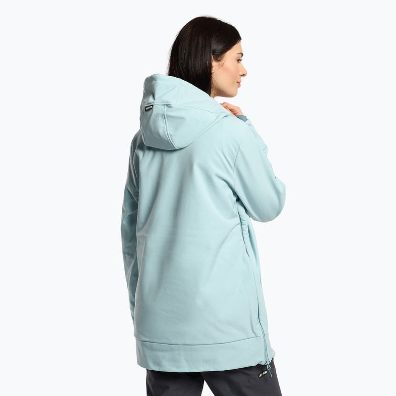Női snowboard dzseki 4F SFD001F softshell világoskék H4Z22-SFD001F 3