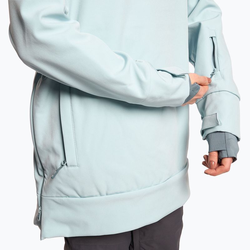 Női snowboard dzseki 4F SFD001F softshell világoskék H4Z22-SFD001F 6