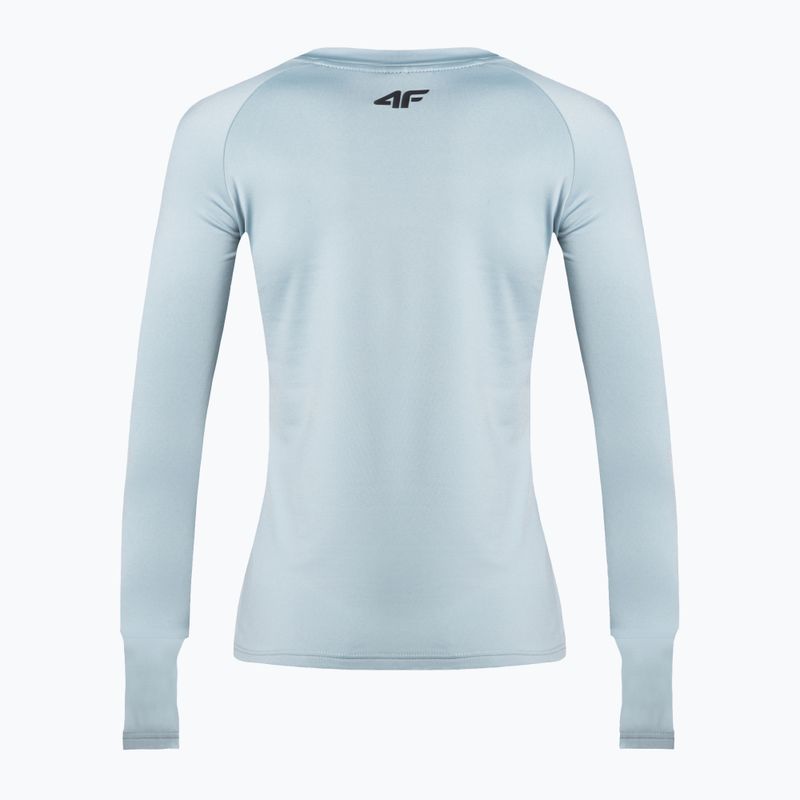 Női termoaktív pulóver 4F BIDD030 light blue 2