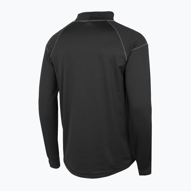 Férfi termoaktív pulóver 4F BIMD033 deep black 3