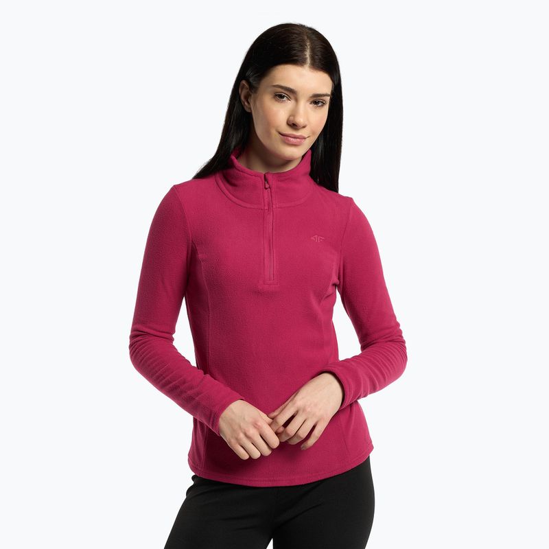 Női sí pulóver 4F BIDP010 fleece rózsaszín H4Z22-BIDP010