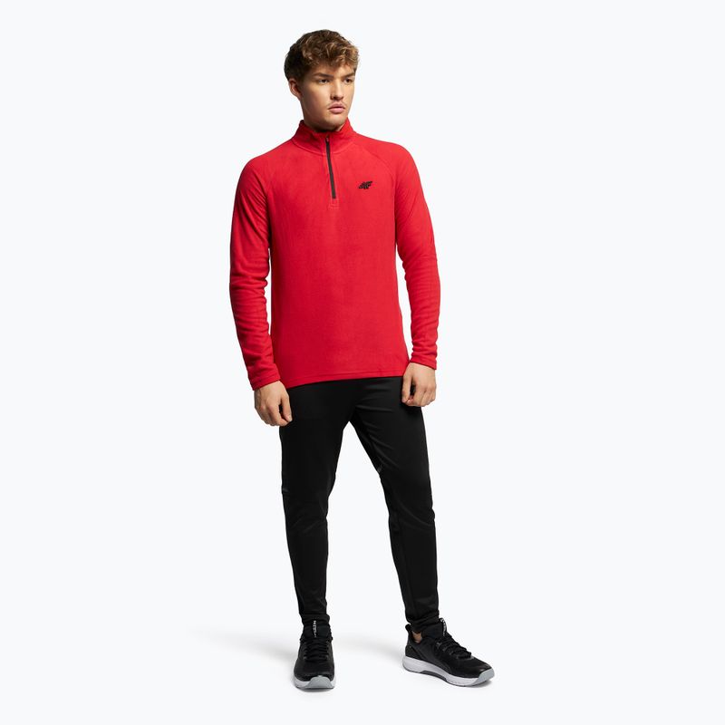 Férfi 4F BIMP010 fleece sí pulóver piros H4Z22-BIMP010 2