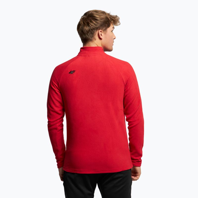 Férfi 4F BIMP010 fleece sí pulóver piros H4Z22-BIMP010 4