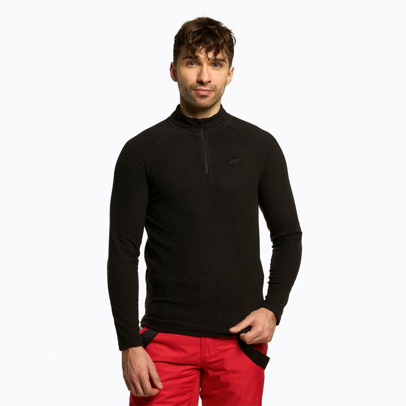 Férfi 4F BIMP010 fleece sí pulóver fekete H4Z22-BIMP010