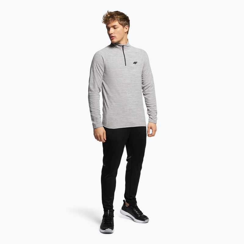 Férfi 4F BIMP010 szürke fleece sí pulóver H4Z22-BIMP010 2