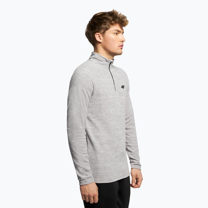 Férfi 4F BIMP010 szürke fleece sí pulóver H4Z22-BIMP010 3