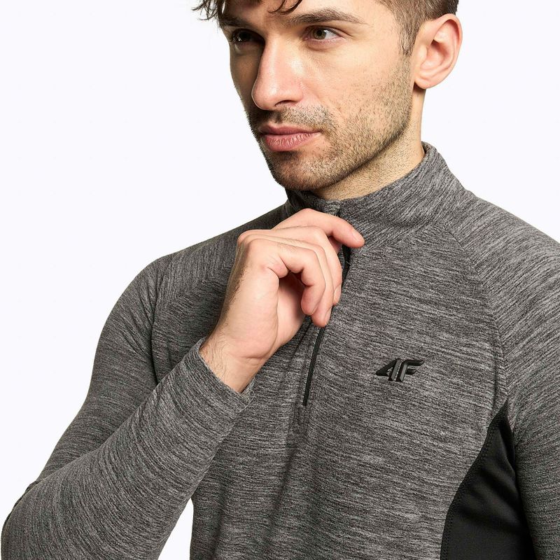 Férfi sí pulóver 4F BIMP011 fleece szürke H4Z22-BIMP011 4