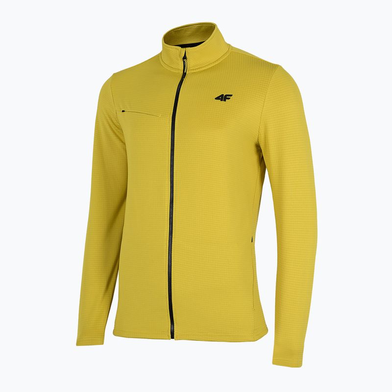 Férfi 4F fleece pulóver sárga H4Z22-PLM013 3