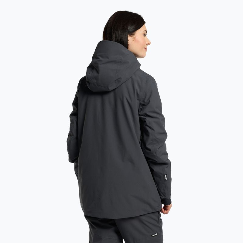 Női snowboard dzseki 4F sötétszürke H4Z22-KUDS001 3